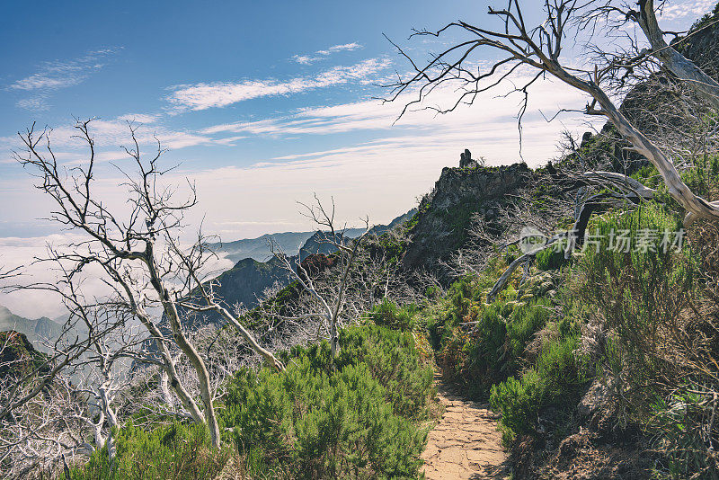 PR1 Pico do Arieiro - Pico Ruivo徒步旅行马德拉葡萄牙